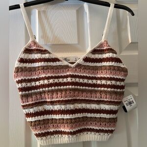 Hollister Cropped Knit Tank